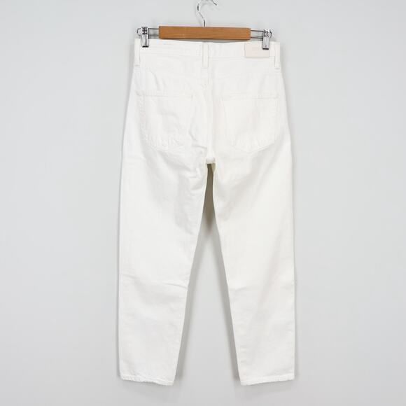 Edwin Hana Classic Straight Crop Button Fly Denim Jean White Noise Size 26 NWT - Picture 8 of 9